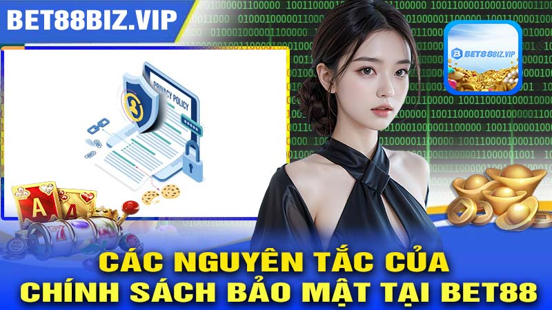 Các nguyên tắc của chính sách bảo mật tại BET88