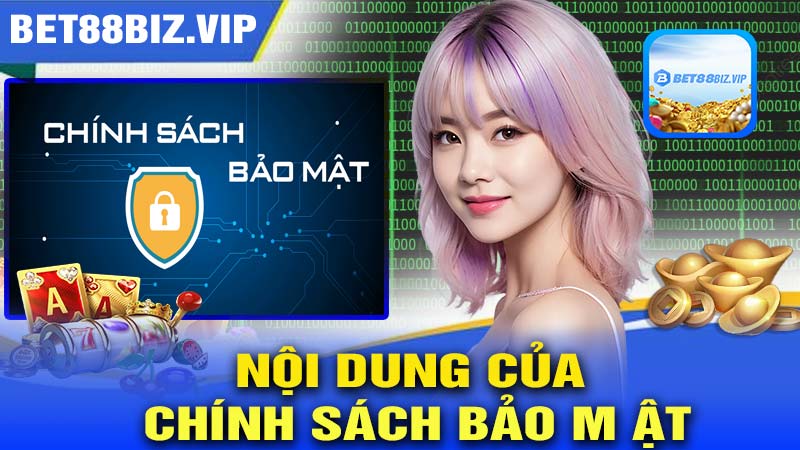 Nội dung quan trọng của chính sách bảo mật